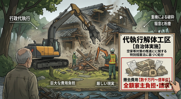 行政代執行で追加費用が発生