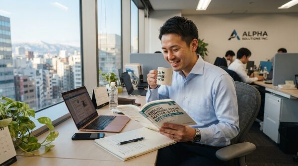 言語学博士が開発。スラスラ話せるオフィス英会話が選ばれる理由