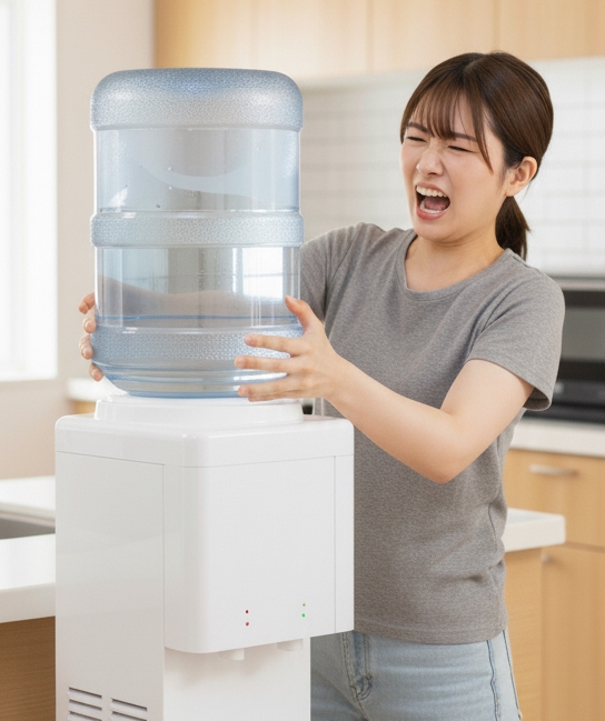 【利便性】足元交換のプレミアムウォーター vs シンプルなクリクラ