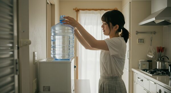 【利便性】完全自動給水の楽水 vs 足元ボトル交換のコスモウォーター