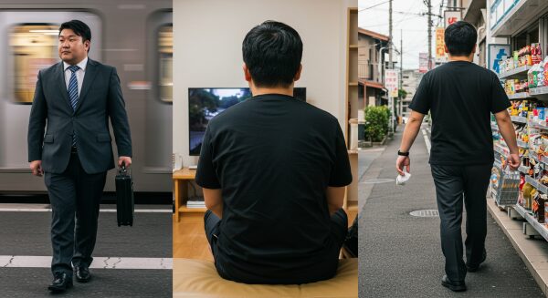いつものワイシャツの下に、一枚着るだけ。休日に、部屋着として着ているだけ、近所のコンビニに歩いていくだけ。