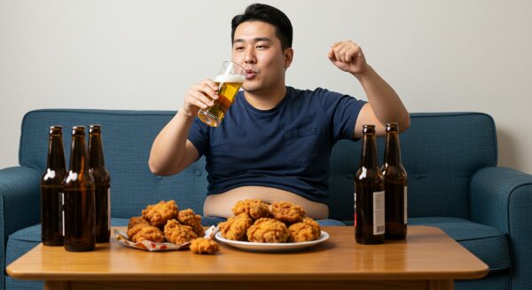 今日のビールは、いつもより罪悪感なく飲める